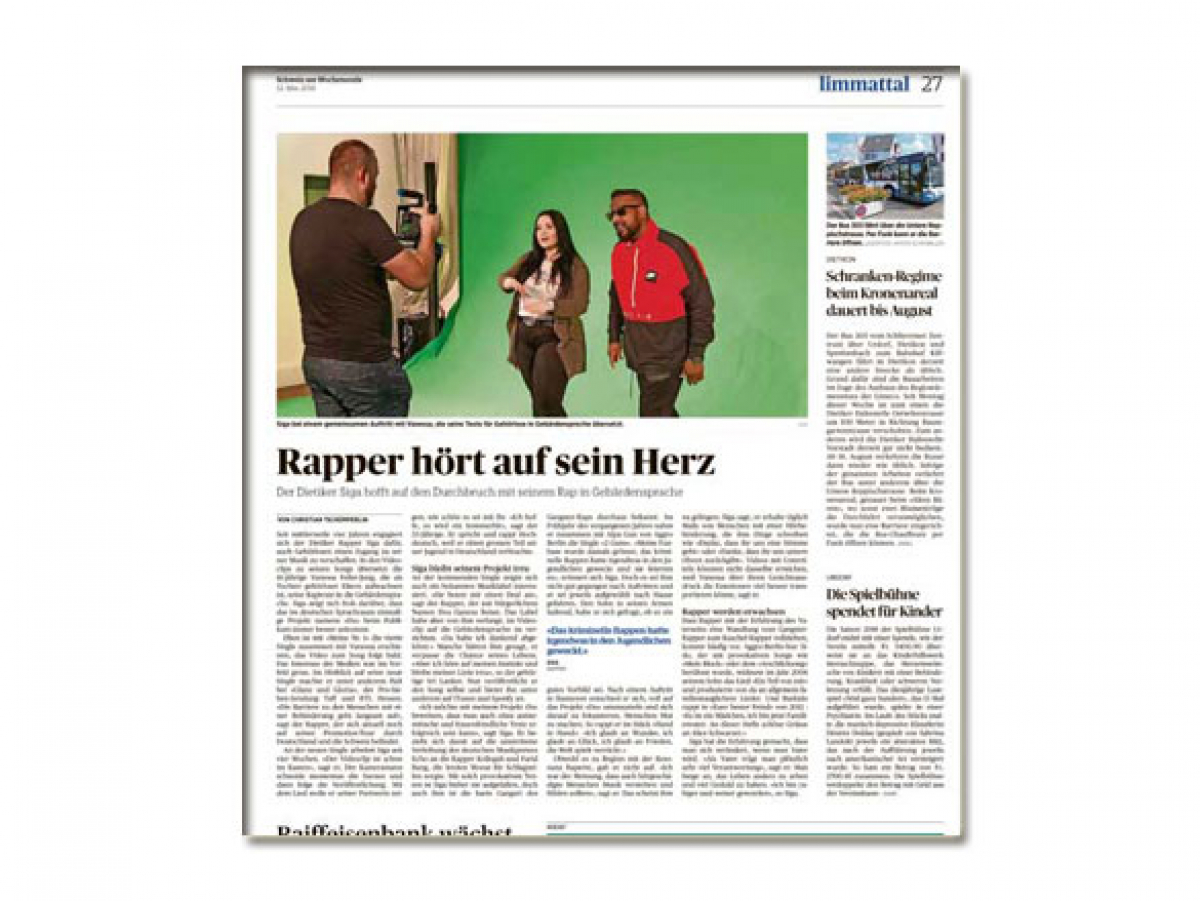 Rapper hört auf sein Herz